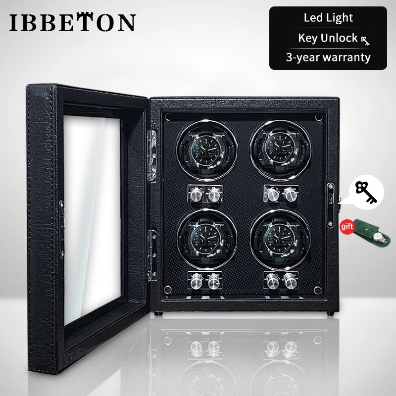 Coffre Fort Montre Bois IBBETON Remontoir 2 4 6 Emplacements