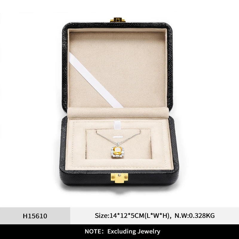 Boîte Bijoux Cuir Premium Coffret Cadeau