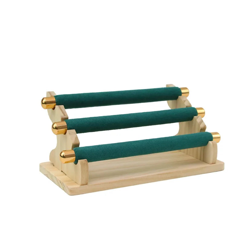 Presentoir Bague Velours 3 Niveaux Detachable Vitrine