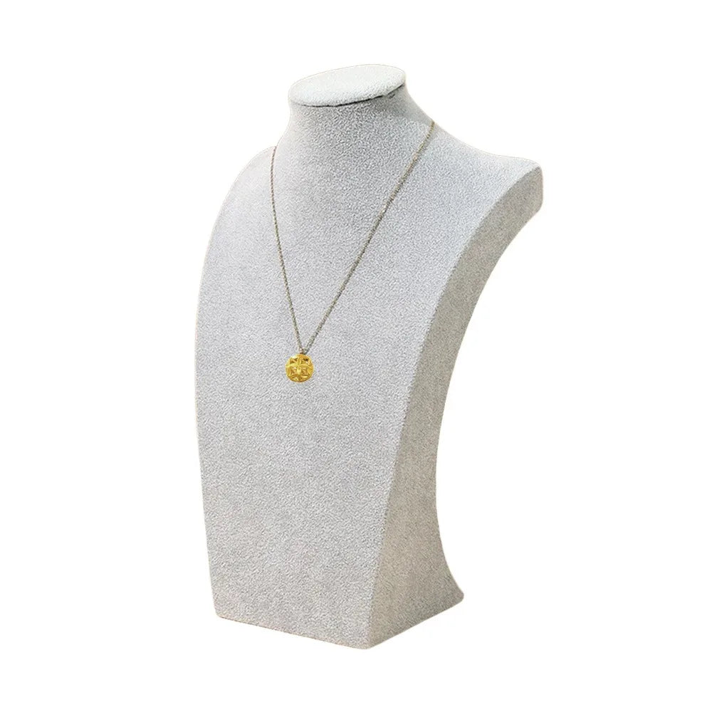 Présentoir Collier Velours Buste Compact