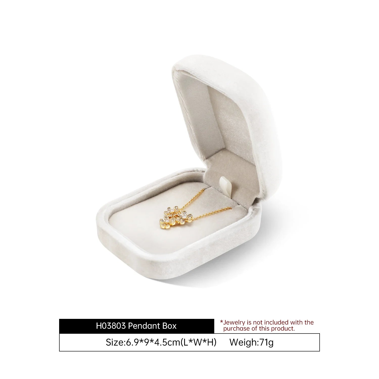 Boîte à Bijoux Velours Premium Rangement