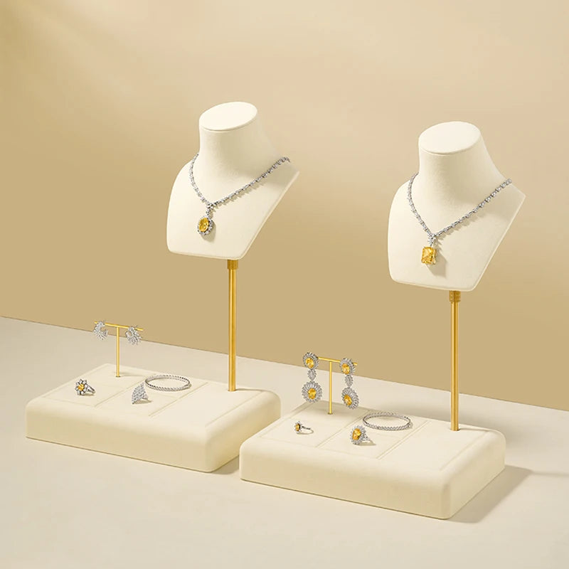 Présentoir Bijoux Microfibre Multifonction Combiné