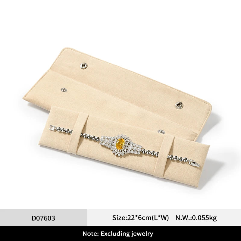 Pochette Bijoux Velours Cadeau Mariage Élégante