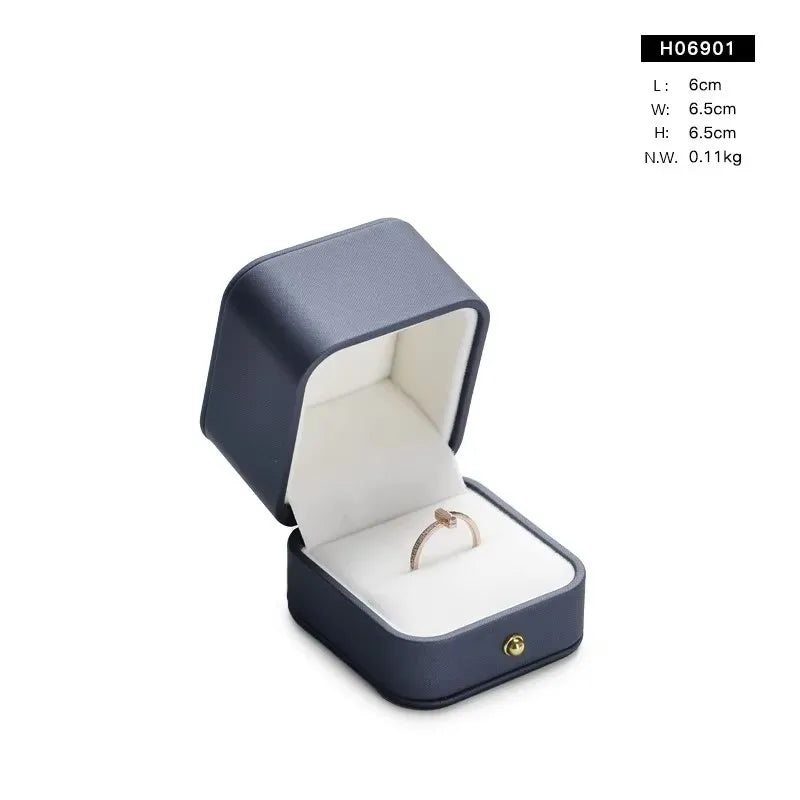 Boîte Bijoux Velours Mariage Coffret Cadeau
