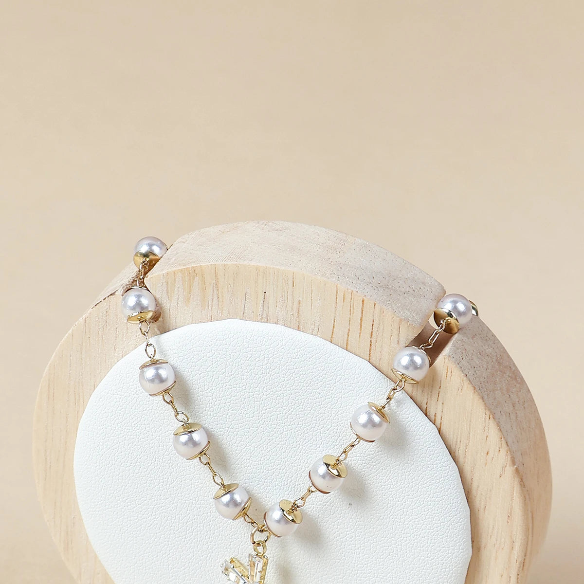 Presentoir Bracelet Collier Bois Blanc Multi-formes