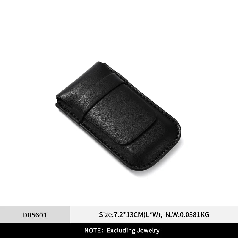Étui Montre Cuir Voyage Anti-poussière Portable