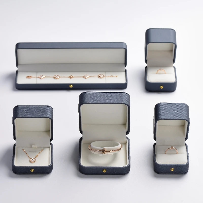 Boîte Bijoux Velours Mariage Coffret Cadeau