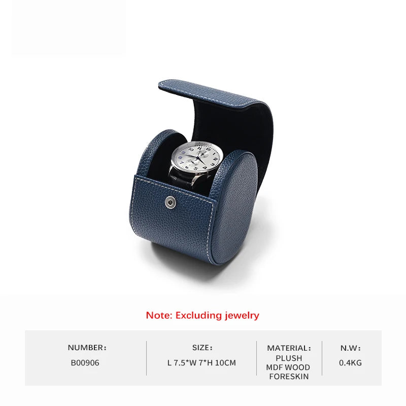 Étui Montre Cuir Voyage Homme