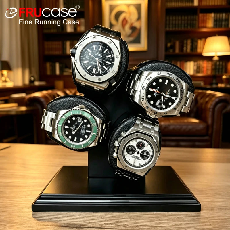Remontoir Montre Bois 4 Cases USB