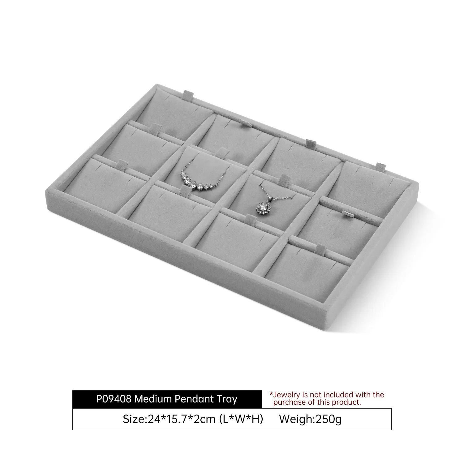 Plateau Bijoux Velours Tiroirs Multi Compartiments