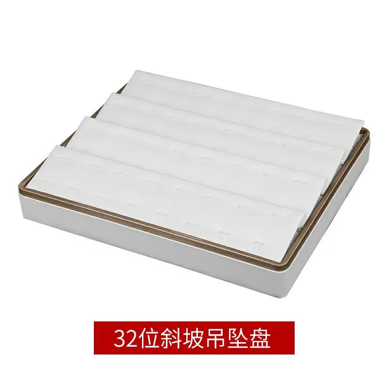 Plateau Bijoux Cuir Comptoir Multicolore Organisateur
