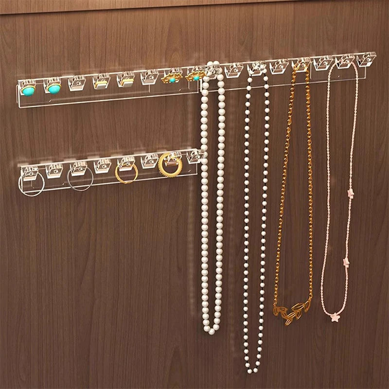 Porte Collier Plastique Mural Auto-Adhésif Lot