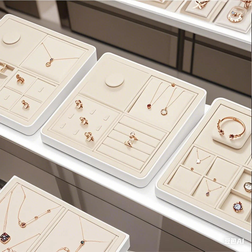 Plateau Bijoux Velours Comptoir Multifonction Premium