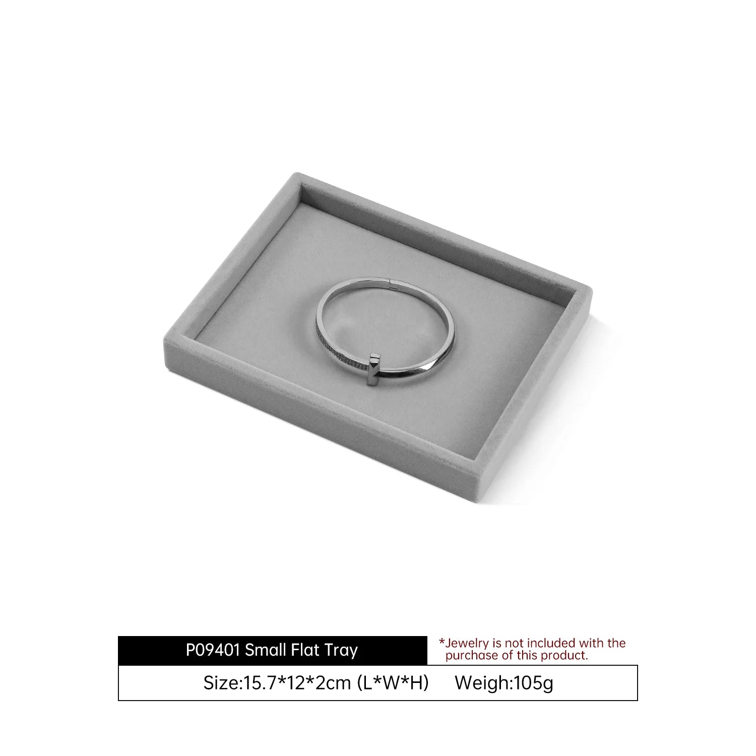 Plateau Bijoux Velours Tiroirs Multi Compartiments