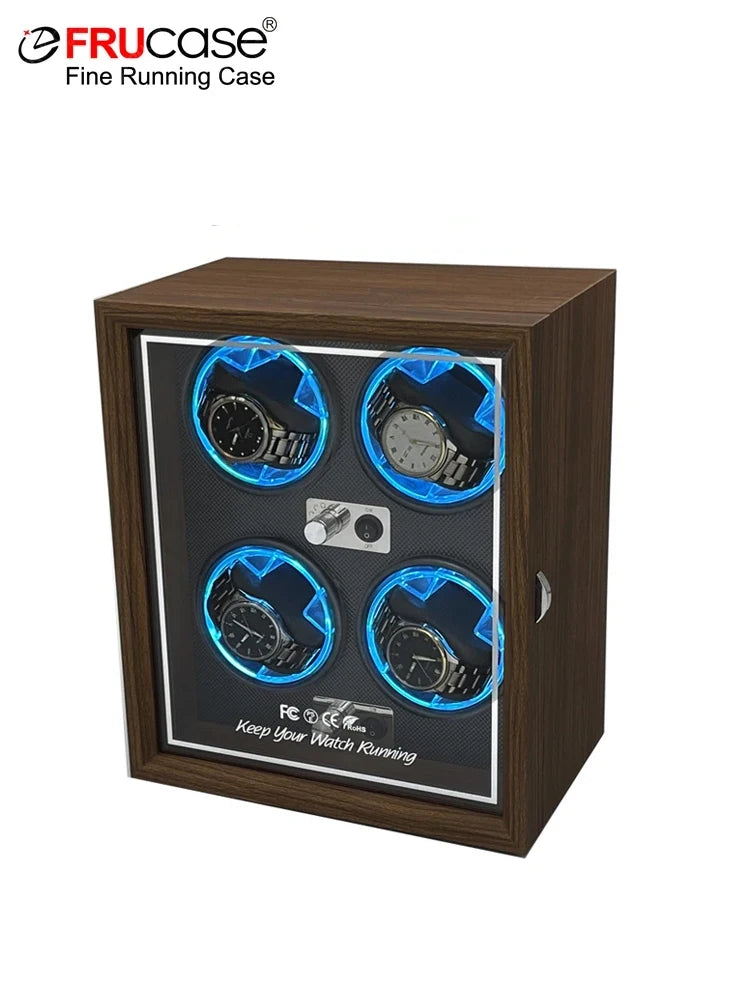 Remontoir Montre Bois 5 Modes Programmables