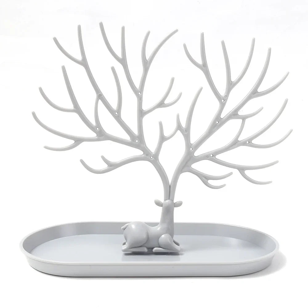 Porte Bijoux Acrylique Cerf Fantaisie