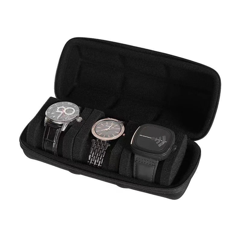 Étui Montre Cuir Rigide Voyage 1 à 10 Places