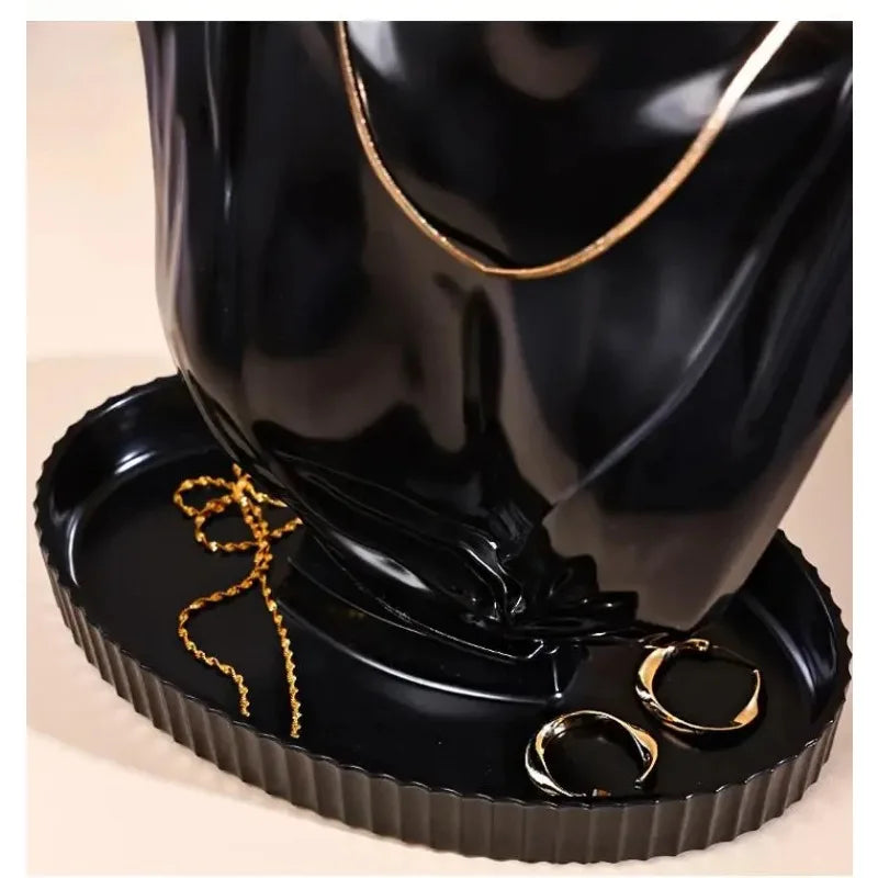 Présentoir Collier Buste Plastique Femme