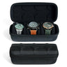 Boîte Montre Nylon Noire 3 Slots
