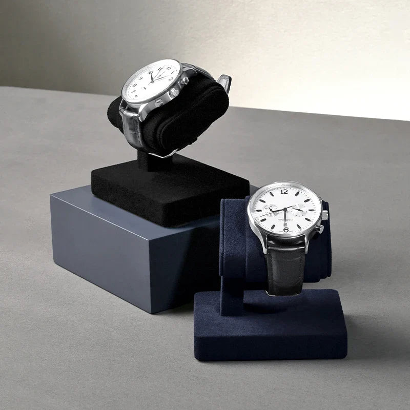 Support Montre Suédine Microfibre Compact