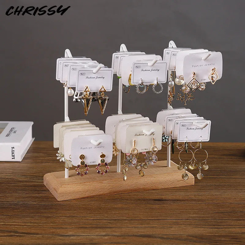 Porte Bijoux Bois Métal Crochet Multi Usages