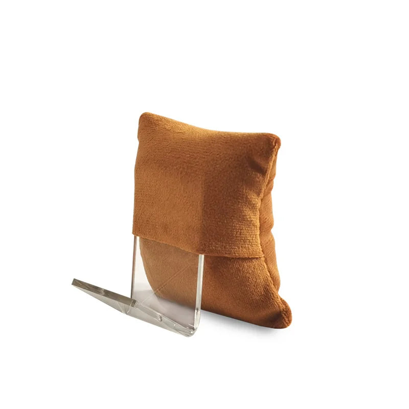 Coussin Montre Velours Multicolore Avec Support