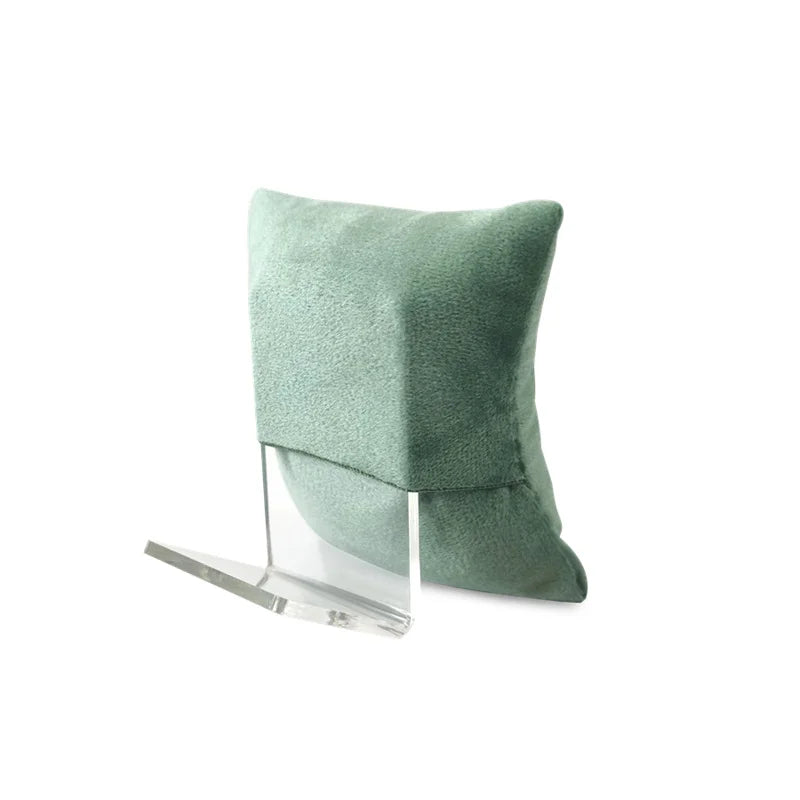 Coussin Montre Velours Multicolore Avec Support