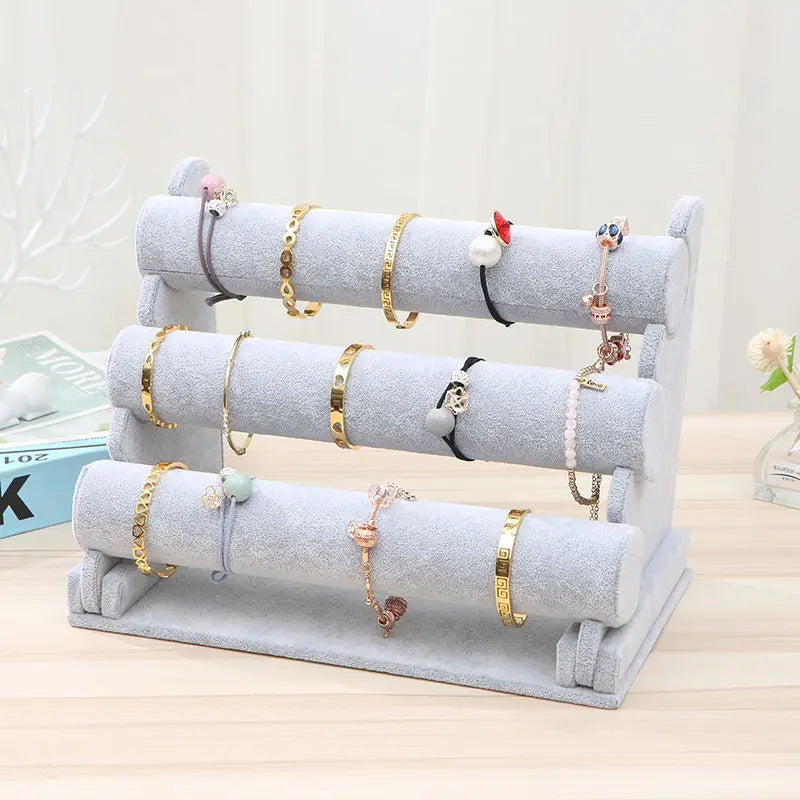 Présentoir Bracelet Velours Porte Bijoux Montre