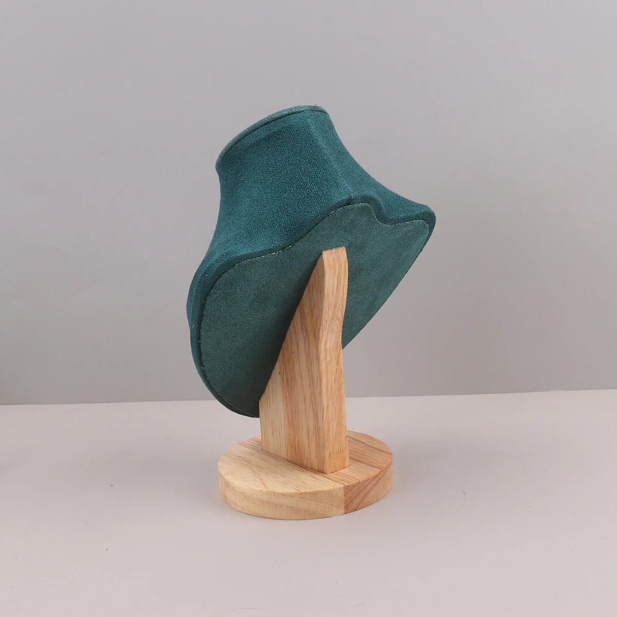 Présentoir Collier Velours Vert Émeraude 3 Tailles