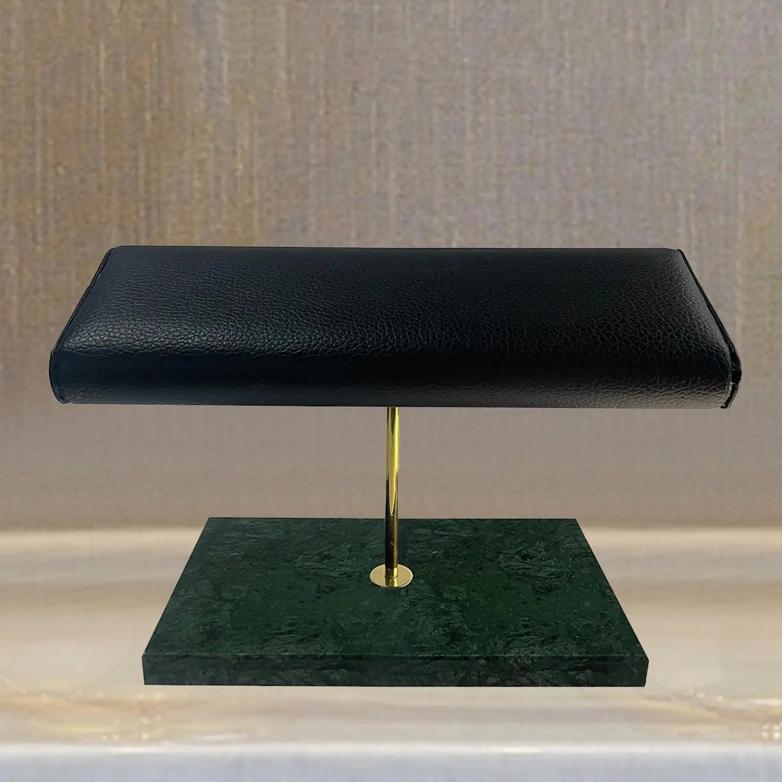 Présentoir Montre Pierre Marbre Vert Cuir