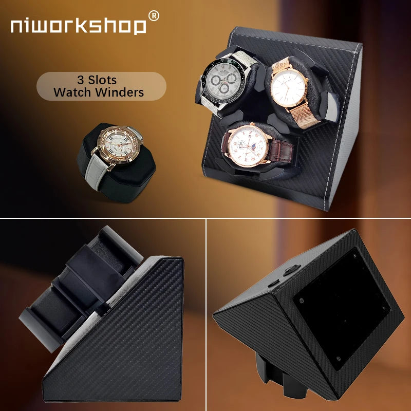 Remontoir Montre Cuir Niworkshop 3 Emplacements