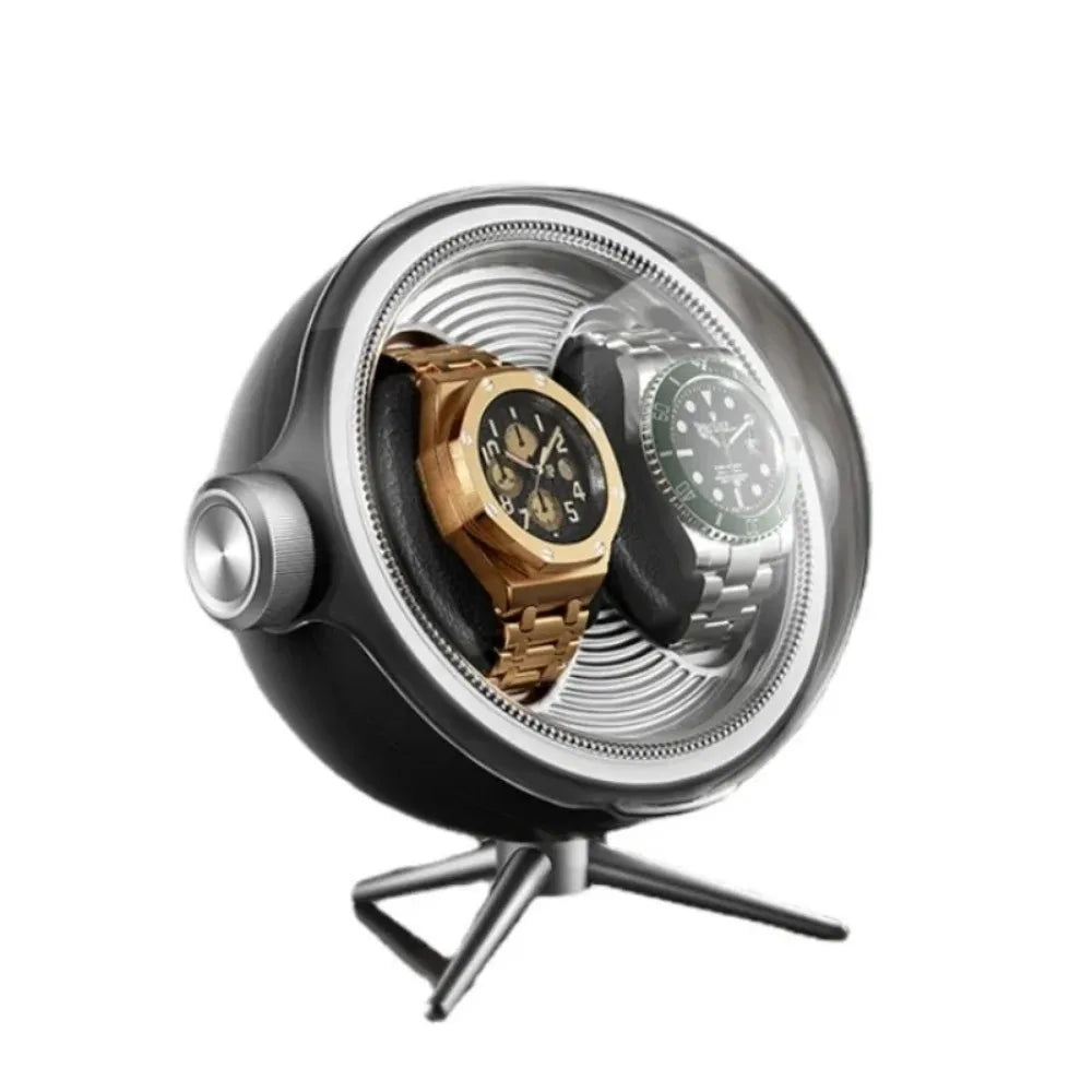 Remontoir Montre Acrylique LED Silencieux Anti-Magnétique