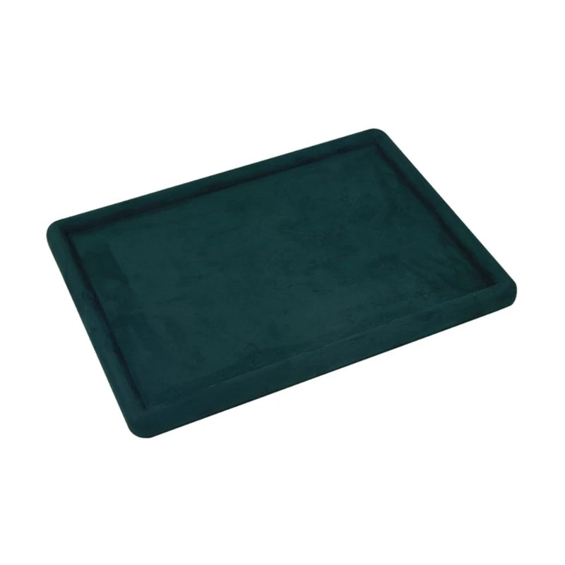 Plateau Bijoux Cuir Velours Organisateur Tiroir