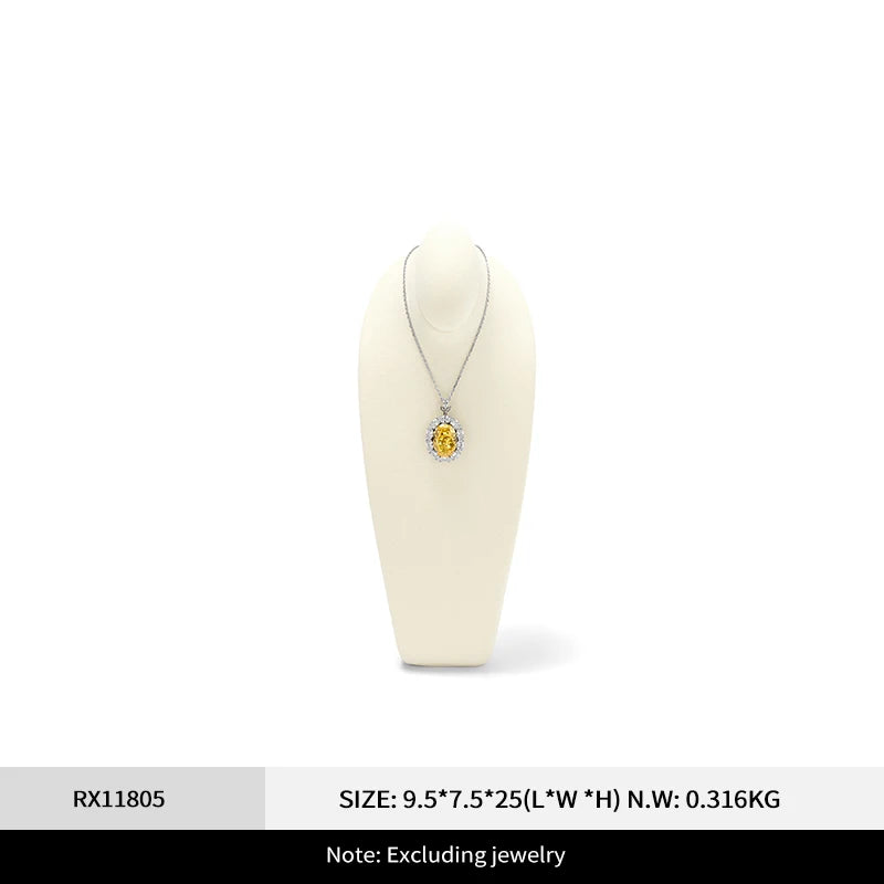 Buste Collier Cou Microfibre Présentation Vitrine