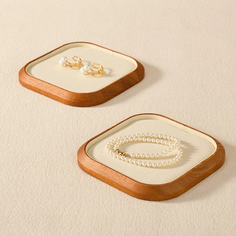 Plateau Bijoux Bois Massif Multi-Bijoux 13.5cm