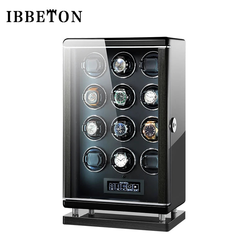 Coffre Fort Montre Bois Remontoir 12 24 Empreinte