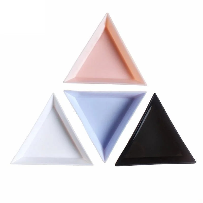 Plateau Bijoux Plastique Triangulaire Lot Tri
