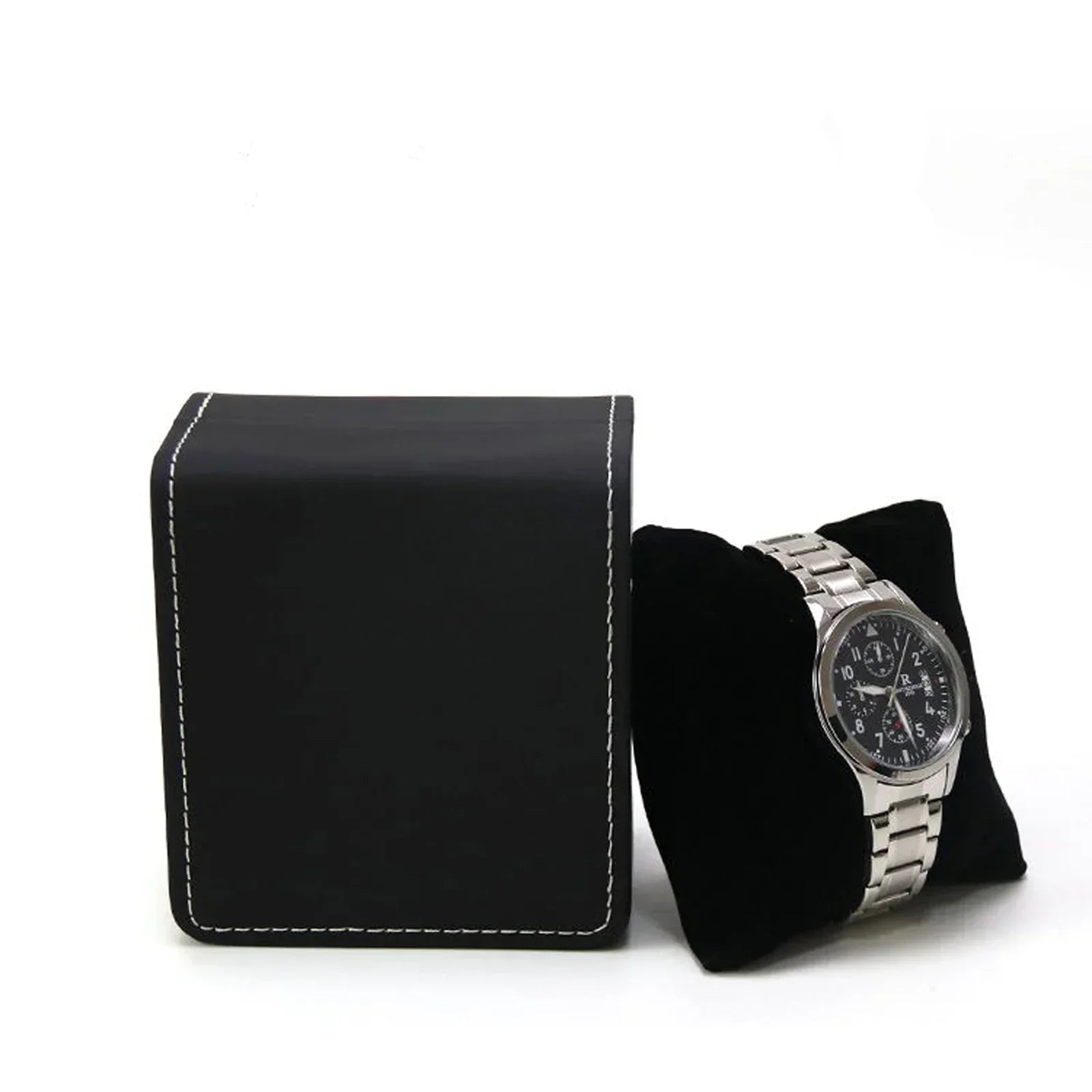 Boîte Montre Cuir Premium Coussin Voyage