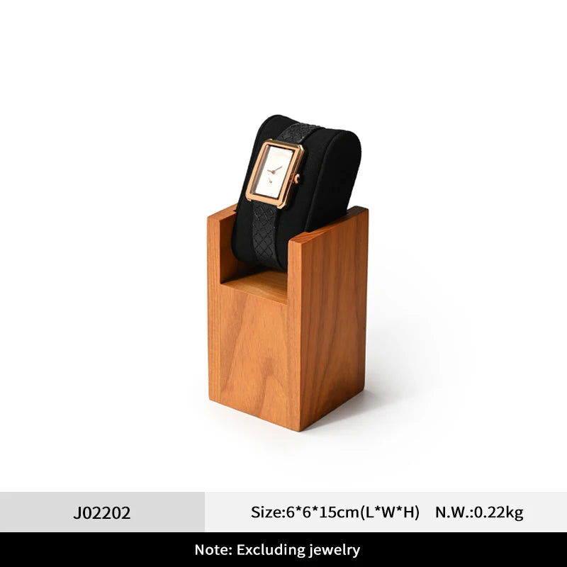 Présentoir Montre Bois Massif Bracelet Support