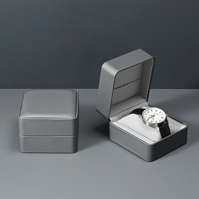 Boîte Montre Cuir Oreiller Vitrine Clapet