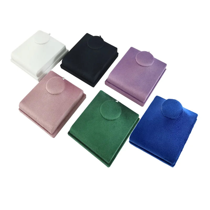 Présentoir Collier Velours Plat Luxe