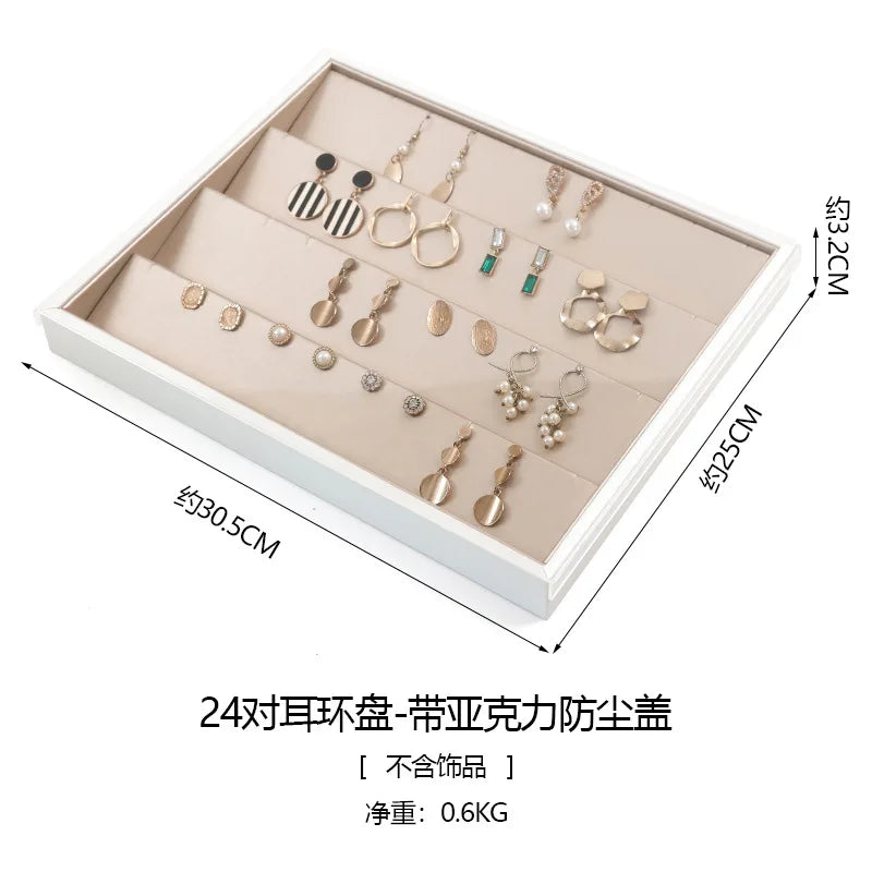 Plateau Bijoux Cuir Tiroir Comptoir Modulable