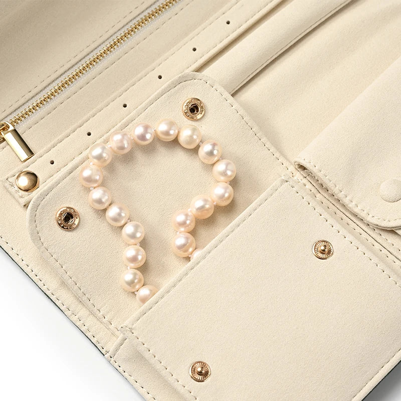 Pochette Bijoux Velours Voyage Portable