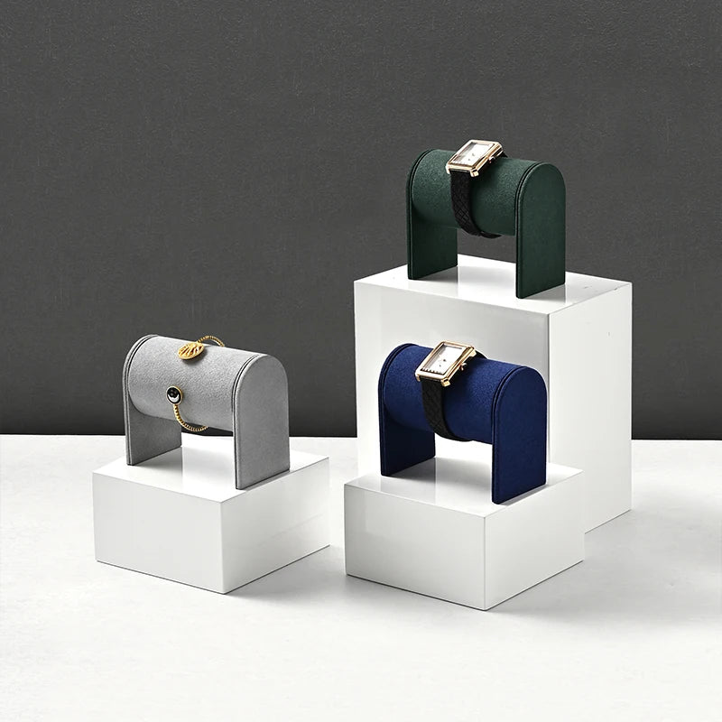 Présentoir Bracelet Montre Suédine Vitrine