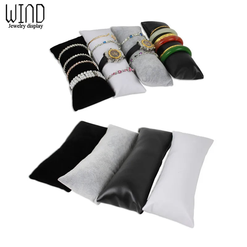 Coussin Velours Bracelet Montre Présentoir Rangement