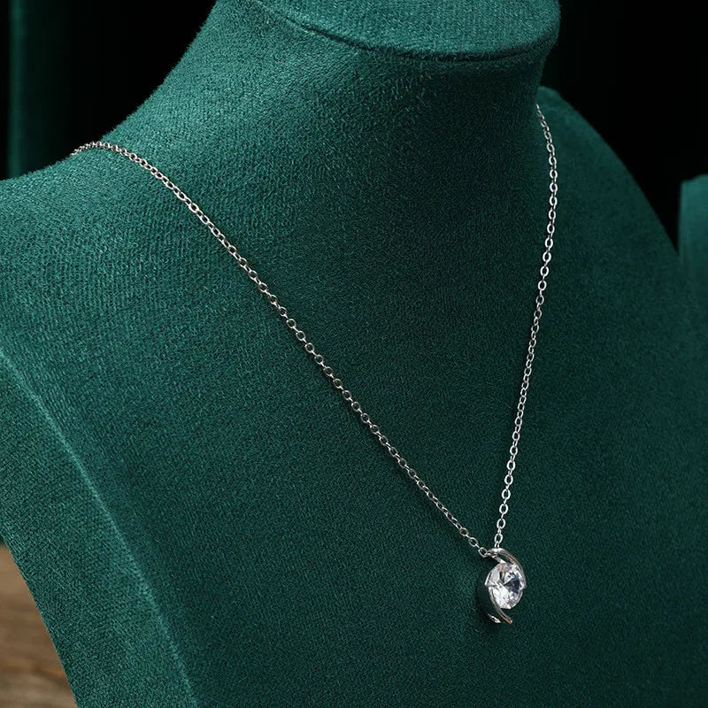 Présentoir Collier Buste Velours Vert Émeraude