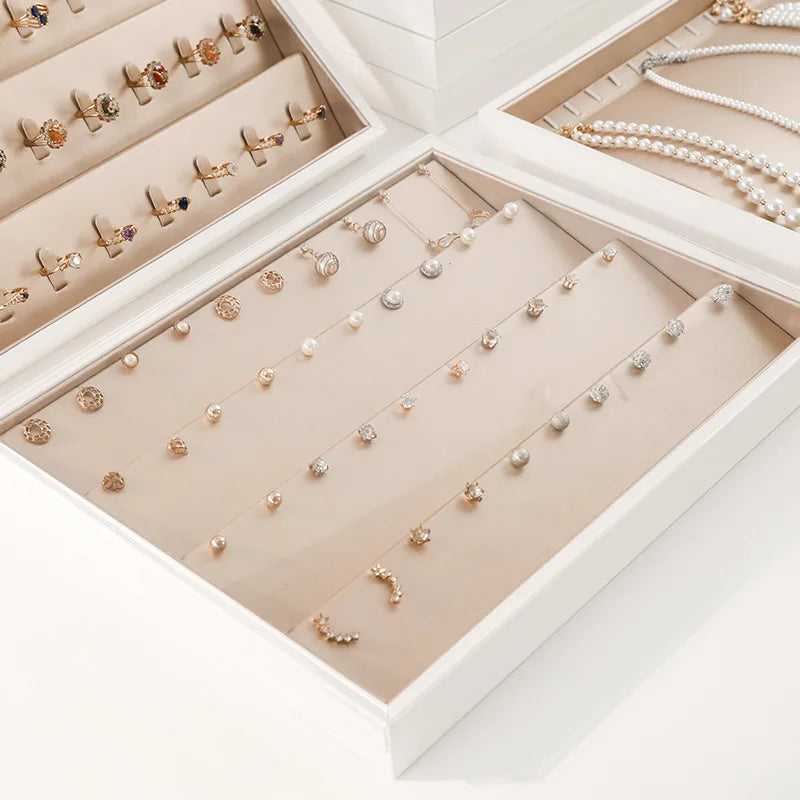 Plateau Bijoux Cuir Tiroir Comptoir Modulable