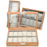 Boite Montre Bois Bambou Écologique Multi Emplacements