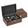 Boîte Montres Bois 10 Places Compartiments Larges