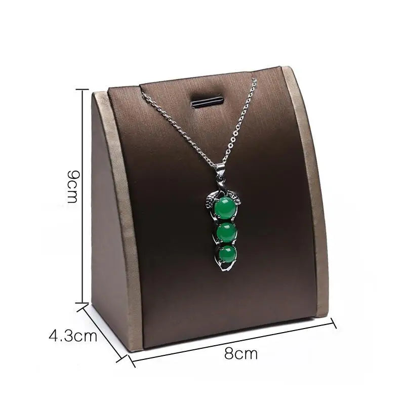 Présentoir Bague Simili Cuir Bracelet Pendentif